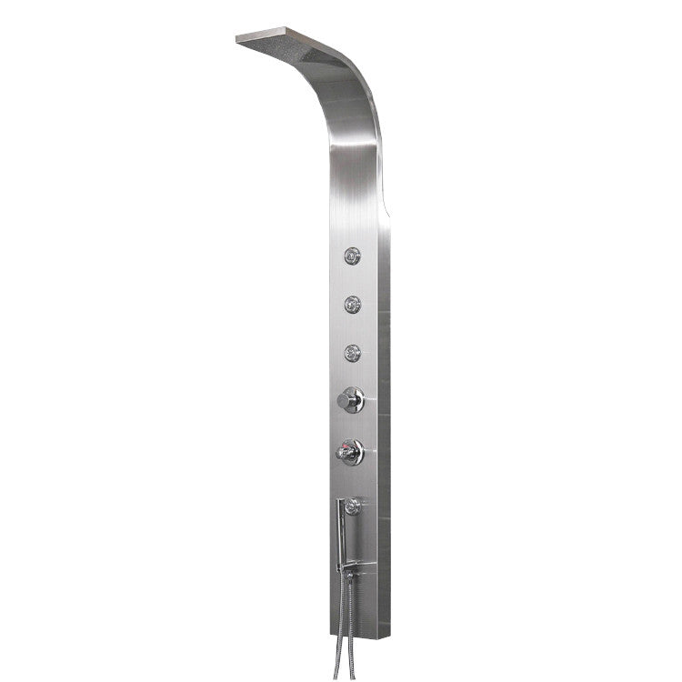 Ariel Bath Stainless Steel Thermostatic Shower Panel