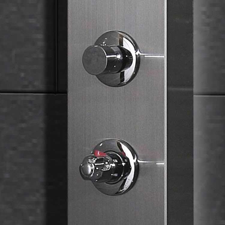 Ariel Bath Stainless Steel Thermostatic Shower Panel 4