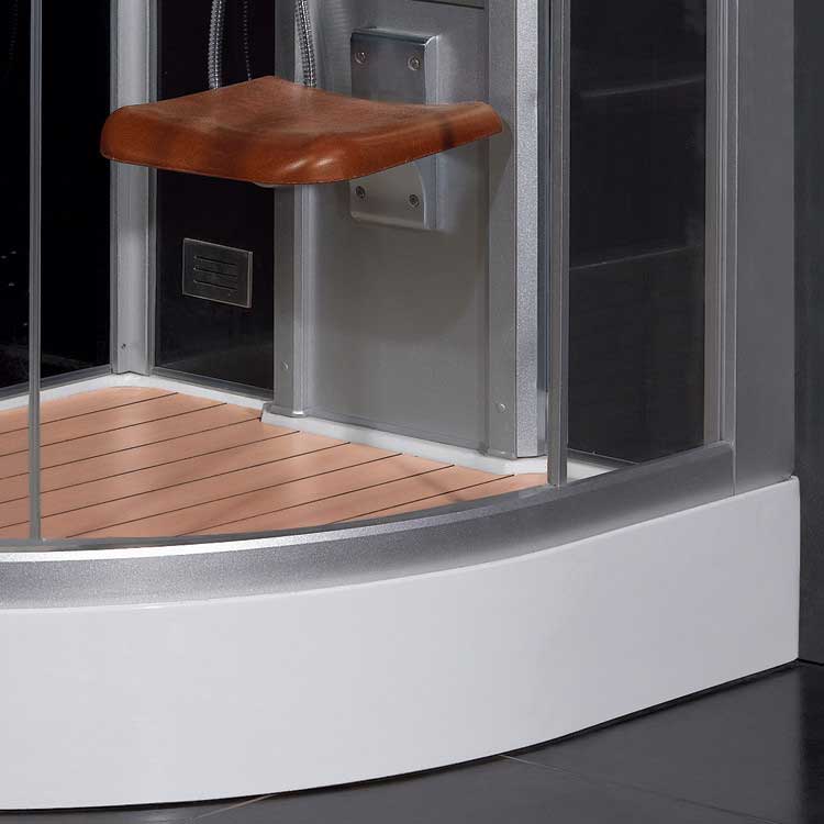 Ariel Bath Platinum 47.7" x 35.4" x 89" Pivot Door Steam Shower with Left Side Configuartion 3
