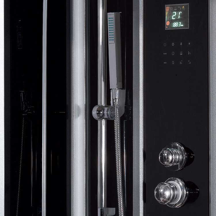 Ariel Bath Platinum 47.7" x 35.4" x 89" Pivot Door Steam Shower with Left Side Configuartion 6