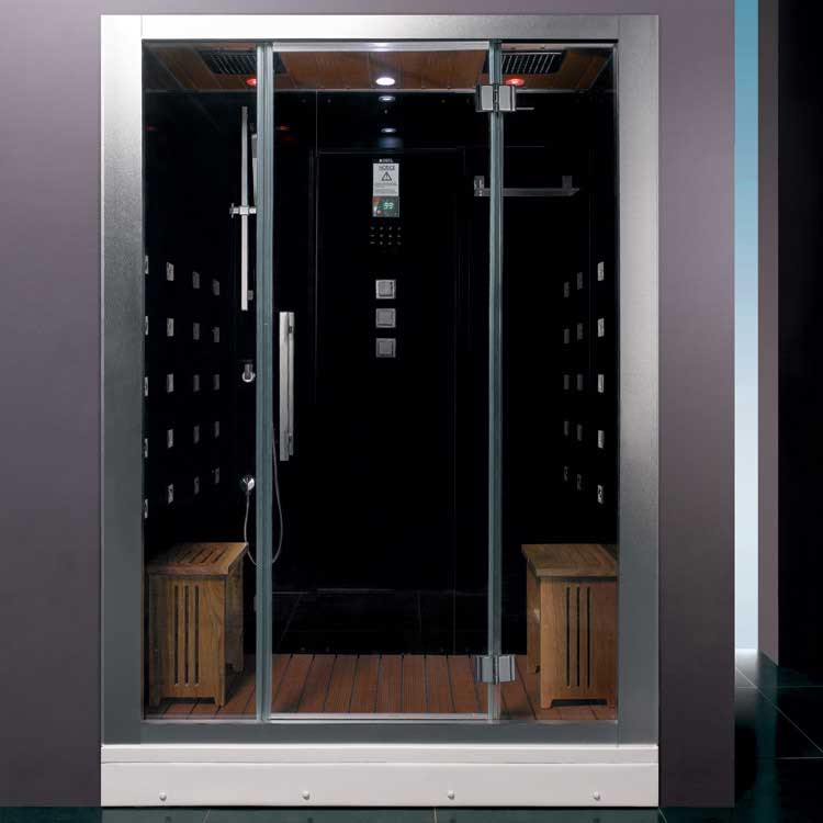 Ariel Bath Platinum 59" x 32" x 87.4" Neo-Angle Door Steam Shower