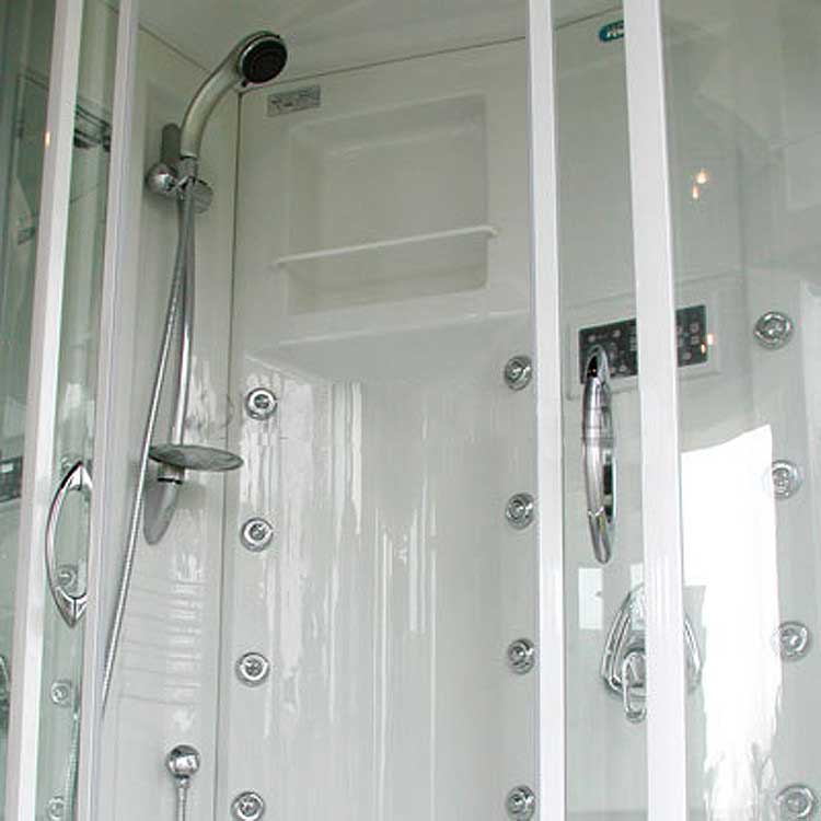 Ariel Bath Sliding Door 85" x 56" x 38" Steam Shower with Left Side Configuration 6