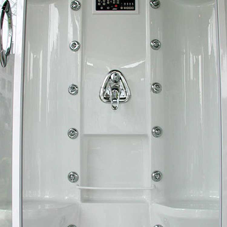 Ariel Bath Sliding Door 85" x 56" x 38" Steam Shower with Right Side Configuration 5