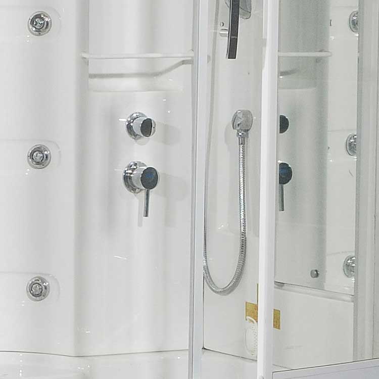 Ariel Bath Sliding Door Steam Shower with Bath Tub with Right Side Configuration 6
