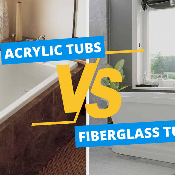 Acrylic vs. Fiberglass Tub: Which Tub Material is Best for You?