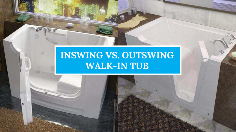 inswing vs. outswing walk-in tub