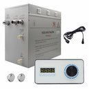 Steam Planet Superior Encore 12kw Self-Draining Steam Bath Generator with Horizontal Digital Keypad in White