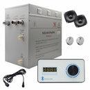 Steam Planet Superior Encore Plus 12kw Self-Draining Steam Bath Generator with Bluetooth Horizontal Digital Keypad in White