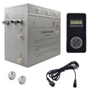 Steam Planet Superior Encore 12kw Self-Draining Steam Bath Generator with Vertical Digital Keypad in Black