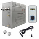 Steam Planet Superior Encore 12kw Self-Draining Steam Bath Generator with Vertical Digital Keypad in White