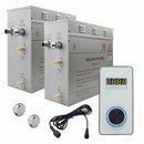 Steam Planet Superior Encore 18kw Self-Draining Steam Bath Generator with Vertical Digital Keypad in White