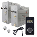 Steam Planet Superior Encore 18kw Self-Draining Steam Bath Generator with Vertical Digital Keypad in Black