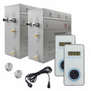 Steam Planet Superior Encore 18kw Self-Draining Steam Bath Generator with Dual Vertical Digital Keypad in White