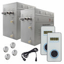 Steam Planet Superior Encore 24kw Self-Draining Steam Bath Generator with Dual Vertical Digital Keypad in White
