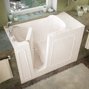 Venzi 26x53 Left Drain Biscuit Air Jetted Walk In Bathtub By Meditub