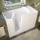 Venzi 26x53 Left Drain White Whirlpool Jetted Walk In Bathtub By Meditub