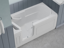 Venzi 30x60 Left Drain White Air Jetted Step In Walk In Bathtub By Meditub