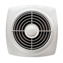 Nutone - 503-NUTONE - 8-Inch 160 CFM Side Discharge Ventilation Fan with White Square Plastic Grille - 5.0 Sones