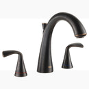 American Standard - 7186.811.xxx - Fluent Series Two-Handle Widespread with Red/Blue Indicators Bathroom Faucet with Metal Pop-up Drain