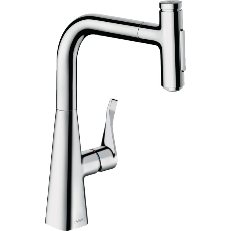 Hansgrohe - 73817001 - Metris Select Prep Kitchen 1.75 GPM Faucet 2-Spray Pull-Out with sBox