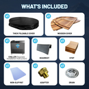 62 in. 2-Person 0-Jet Cedar Cold Plunge  Ice Bath Tub/Hot Tub with 3/4 HP Powerful Chiller and Heater in Natural Finish