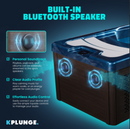 69 in. 1-Person 2-Jets All-in-One Cold Plunge and Hot Tub with Built-in Chiller, Lights, and WiFi in Blue