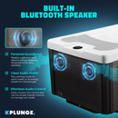 69 in. 1-Person 2-Jets All-in-One Cold Plunge and Hot Tub with Built-in Chiller, Lights, and WiFi in White