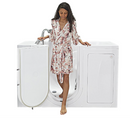 Ella Capri 30"x52" Acrylic Hydro Massage with Independent Foot Massage and Heated Seat Walk-In Bathtub Left Outward Swing Door 5 Piece Fast Fill Faucet 2" Dual Drain