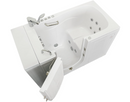 Ella Capri 30"x52" Acrylic Hydro Massage with Independent Foot Massage and Heated Seat Walk-In Bathtub Left Outward Swing Door 2 Piece Fast Fill Faucet 2" Dual Drain