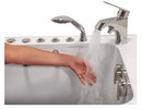 Ella Capri 30"x52" Acrylic Hydro Massage with Independent Foot Massage and Heated Seat Walk In Bathtub Right Outward Swing Door 2 Piece Fast Fill Faucet 2" Dual Drain