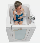 Ella Front Entry 32"x40" Acrylic Soaking Walk-In-Bathtub, Left Outward Swing Door, 2 Piece Fast Fill Faucet, 2"  Drain