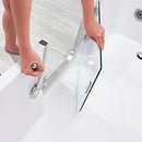 Laydown 30x60 Hydro Massage Walk in Bathtub Left Drain