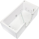 Laydown 30x60 Hydro Massage Walk in Bathtub Left Drain