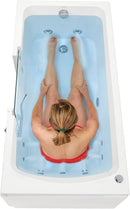 Laydown 30x60 Hydro Massage Walk in Bathtub Left Drain