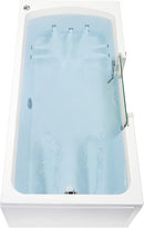 Laydown 30x60 Hydro Massage Walk in Bathtub Left Drain