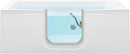 Laydown 30x60 Hydro Massage Walk in Bathtub Left Drain
