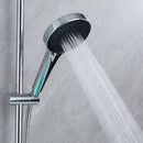 Waterfall Bathtub Faucet Wall Mount with 24″ Slider and Hand Held Shower Chrome