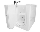 Ella Front Entry Acrylic Hydro Massage and Microbubble Walk-In Bathtub with Left Outward Swing Door 2 Piece Fast Fill Faucet 2" Drain White 32" x 40" x 39"