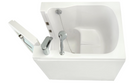 Ella Front Entry 32"x40" Acrylic Soaking Walk-In-Bathtub Right Outward Swing Door Heated Seat 2 Piece Fast Fill Faucet 2" Drain
