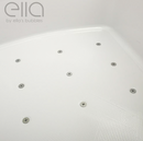 Ella Laydown 30x60 Air Massage Walk In Bathtub Right Drain with Bi-Fold Shower Screen