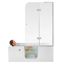 Laydown 30x60 Air Massage Walk in Bathtub Right Drain