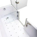 Ella Laydown 32x72 Air Massage Walk In Bathtub Right Drain Bi-Fold Shower Screen