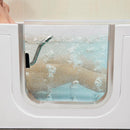 Ella Laydown 32x72 Air Massage Walk In Bathtub Right Drain Bi-Fold Shower Screen