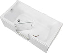 Ella Laydown 32x72 Soaking Walk in Bathtub Left Drain