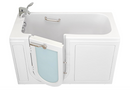 Ella Lounger 27"x60" Acrylic Soaking Walk-In-Bathtub Left Outward Swing Door Heated Seat 2 Piece Fast Fill Faucet 2" Dual Drain