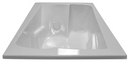 American Acrylic 71" x 48" Arm-Rest Drop-In Bathtub | Soaking, Air, Whirlpool