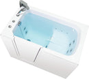 Ella Standard Acrylic Hydro Massage Walk in Tub 30"x52" Left Inward Swing Door 5 Piece Fast Fill Faucet