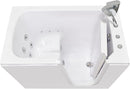 Ella Standard Acrylic Hydro Massage Walk in Tub 30"x52" Right Inward Swing Door 5 Piece Fast Fill Faucet with Heated Seat and Backrest