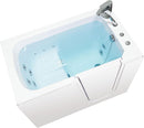 Ella Standard Acrylic Hydro Massage Walk in Tub 30"x52" Right Inward Swing Door 5 Piece Fast Fill Faucet