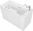 Ella Standard Acrylic Hydro Massage with Independent Foot Massage Walk in Tub 30"x60" Right Inward Swing Door 2 Piece Fast Fill Faucet